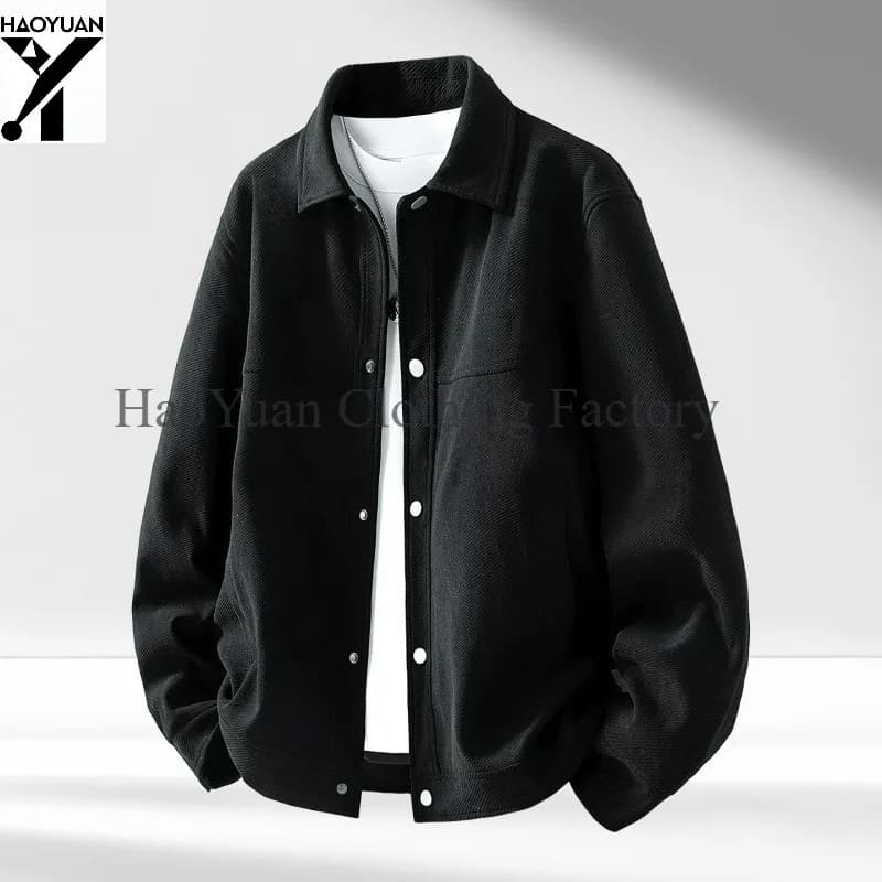 Men's Casual Shirt, Fashionable Wear-resistant Windproof Outdoor Cycling Training Running Camping Business Men's Sports Jacket