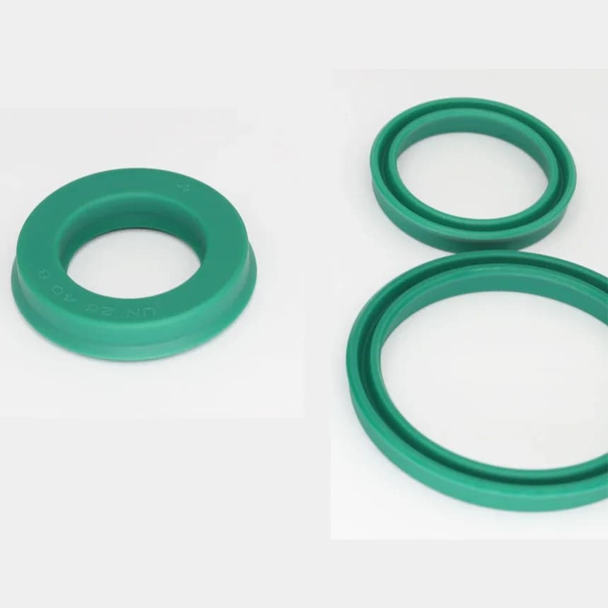 10 Pezzi Guarnizione Verde UN 65*85*10 per Asta del Pistone, Anello a U/Y, Guarnizione per Olio Idraulico