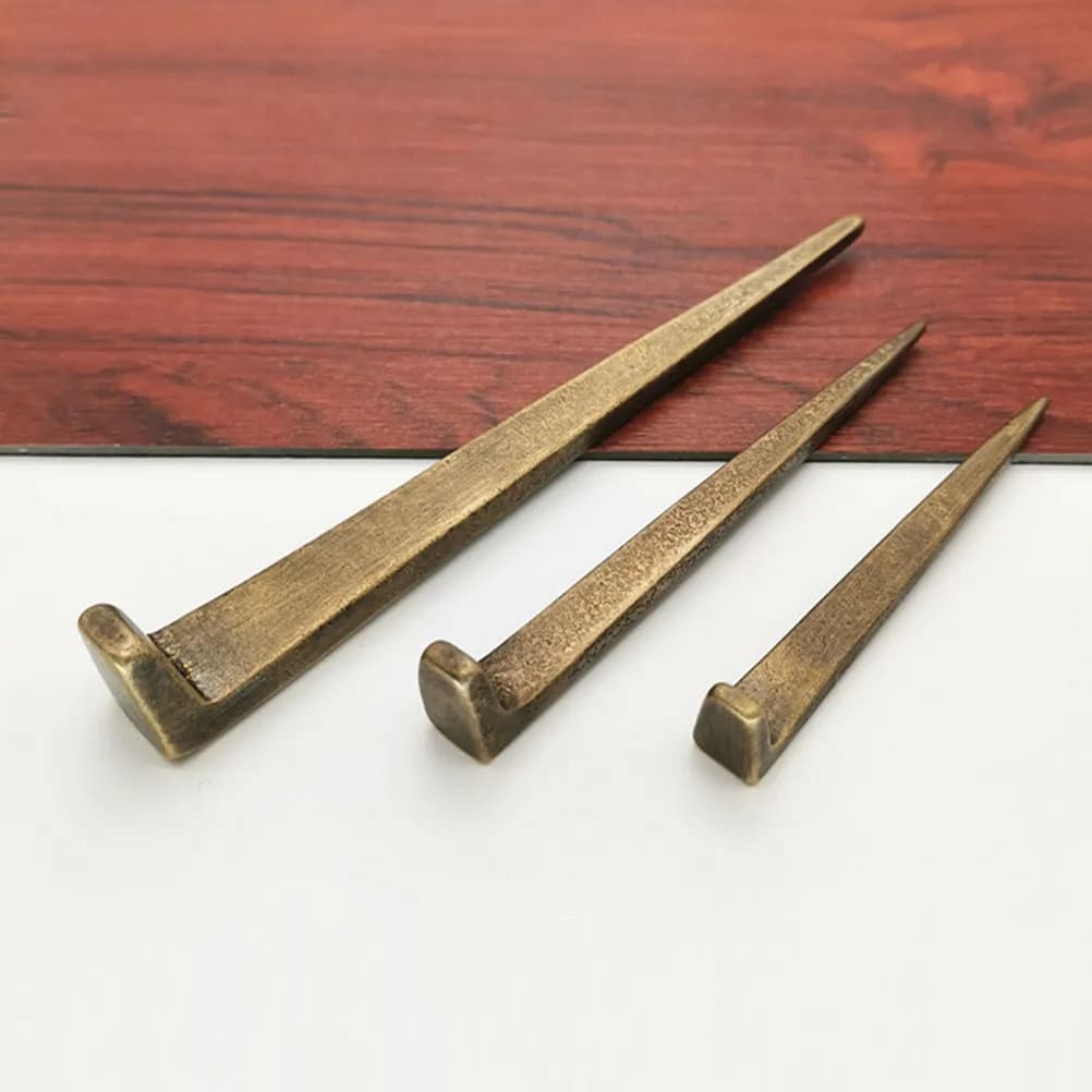 Copper Hanging Nail for Picture Frame Heavy Duty Hanging Hook Nail for Wall Decor Paintings Picture Frame Nails