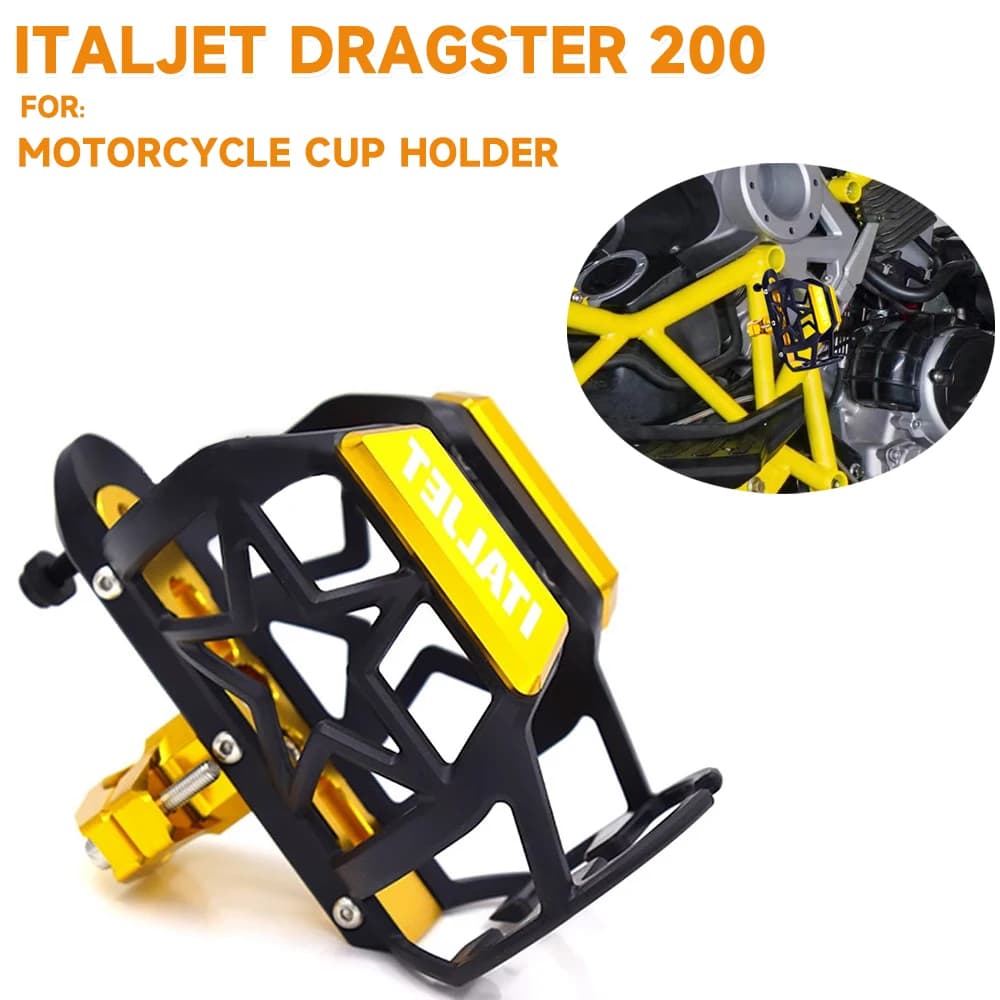 Per Italjet Dragster 200 125 150 300 E01 Accessori Moto Porta Bottiglia di Acqua Porta Bottiglia Bici Motocross Porta Bevande