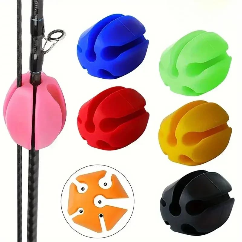 Accessori da Pesca: Portacanna, Sfera per Canna, Tiracanna, Sfera in Silicone per Canna da Pesca