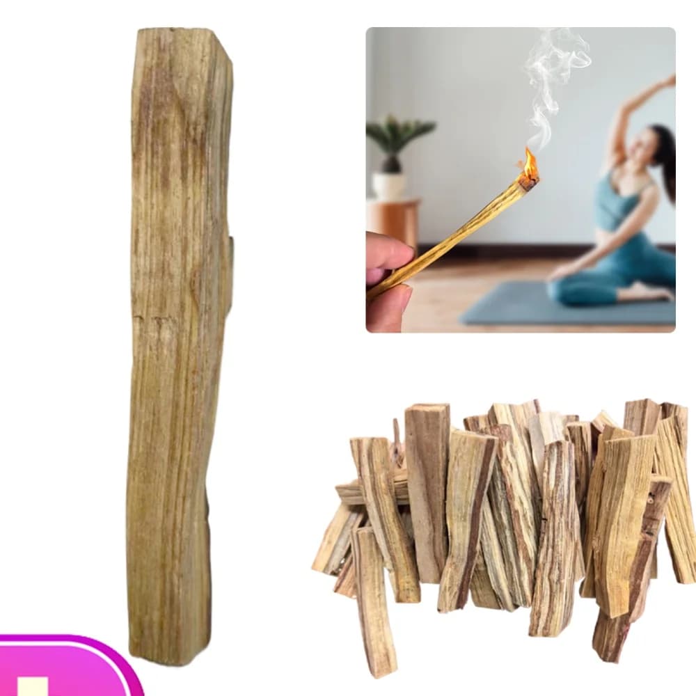 Natural Palo Santo Incense Sticks Long-Lasting Fragrance High Oil Content Natural Incense Stick Wooden Aroma Diffuser Sticks