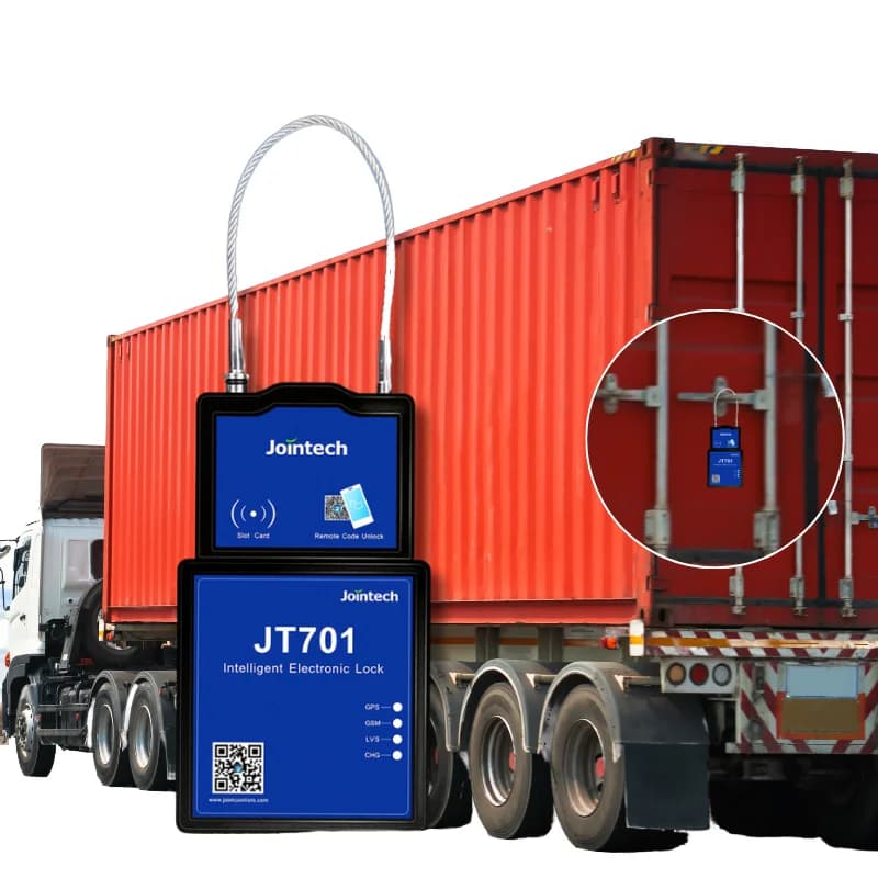Serratura GPS per porta del contenitore Assetti in movimento Monitoraggio Guarnizione elettronica Lucchetto Gestione della sicurezza del contenitore Allarme Blocco GPS