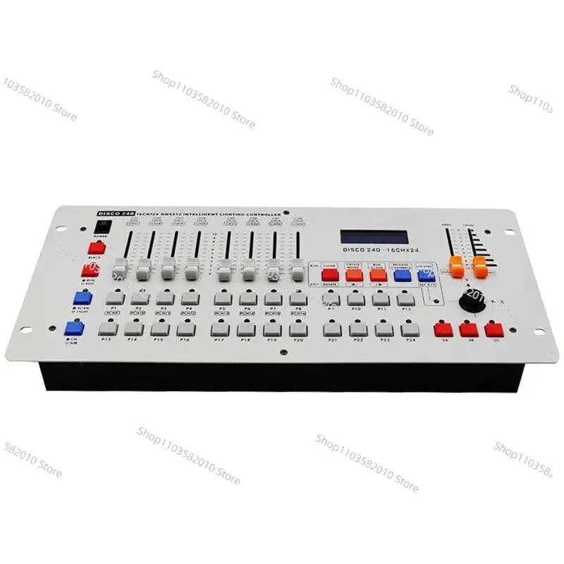 Console 240 with updated DMX512 dimmer, mobile head light beam of Par lamp controller console