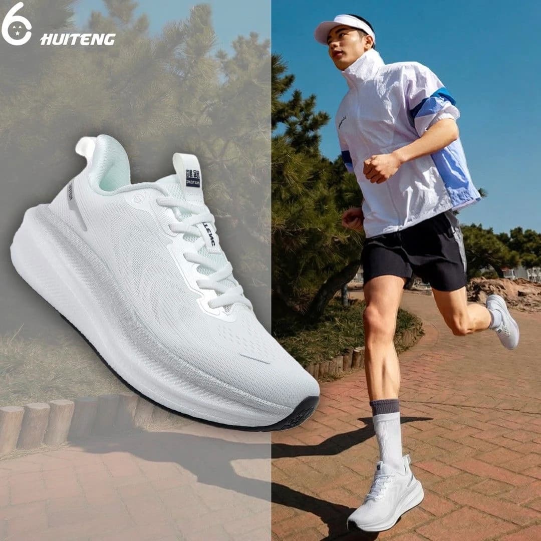 New Men's Anti Slip And Wear-Resistant Running Shoes With Technology Knee Pads And Shock Absorption For Women's Sports Shoes8075