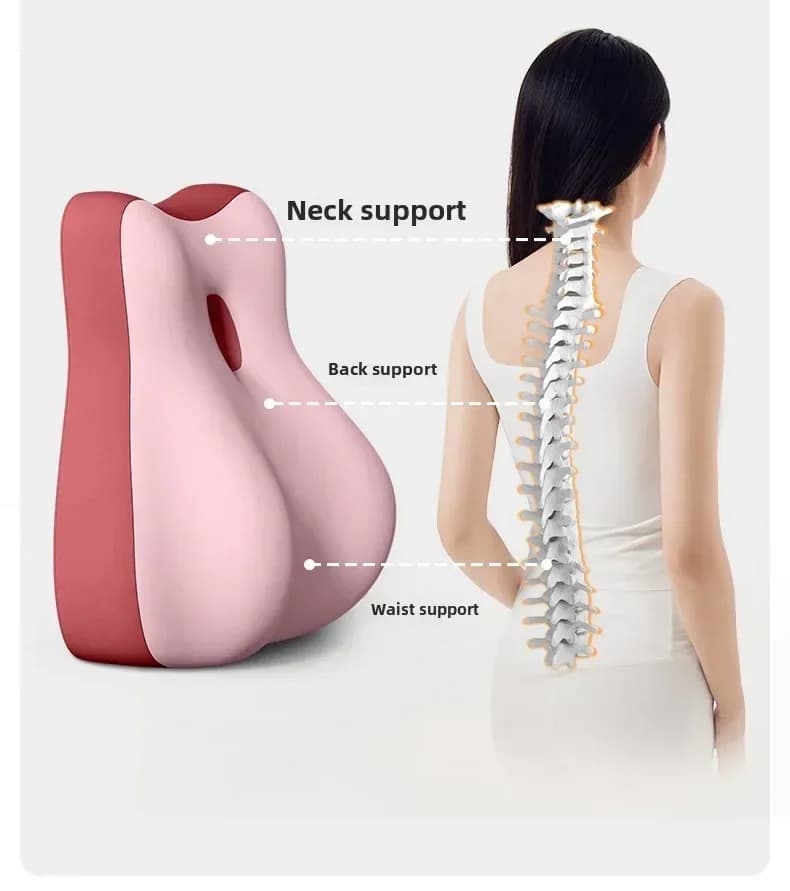 Cuscino ergonomico di supporto per vita e fianchi per divano, sedia, schienale auto, cuscino multifunzionale per adulti per uso quotidiano