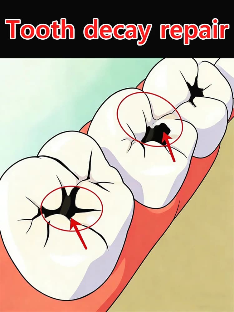 Quickly repair damaged gums, relieve toothache, sensitivity, caries and clean your teeth deep.
