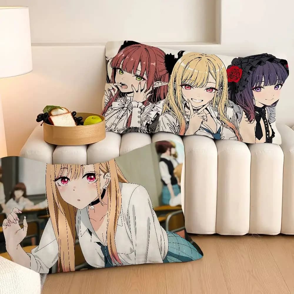 My Dress Up Darling Anime Premium Quick-Dry Pillow Towel Durable Polyester Fabric for Adults Pillowcase