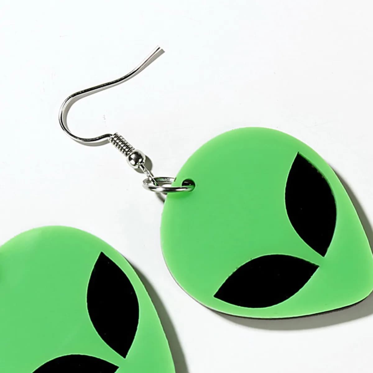 Orecchini Pendenti in Acrilico Verde Creativi, Leggeri e Sicuri per Orecchie Sensibili, Eleganti e Alla Moda, Regalo che Valorizza il Temperamento
