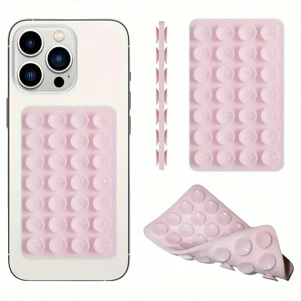 Supporto per telefono a ventosa in silicone bifacciale con 28 cuscinetti, universale per tablet e caricabatterie - Spedizione gratuita