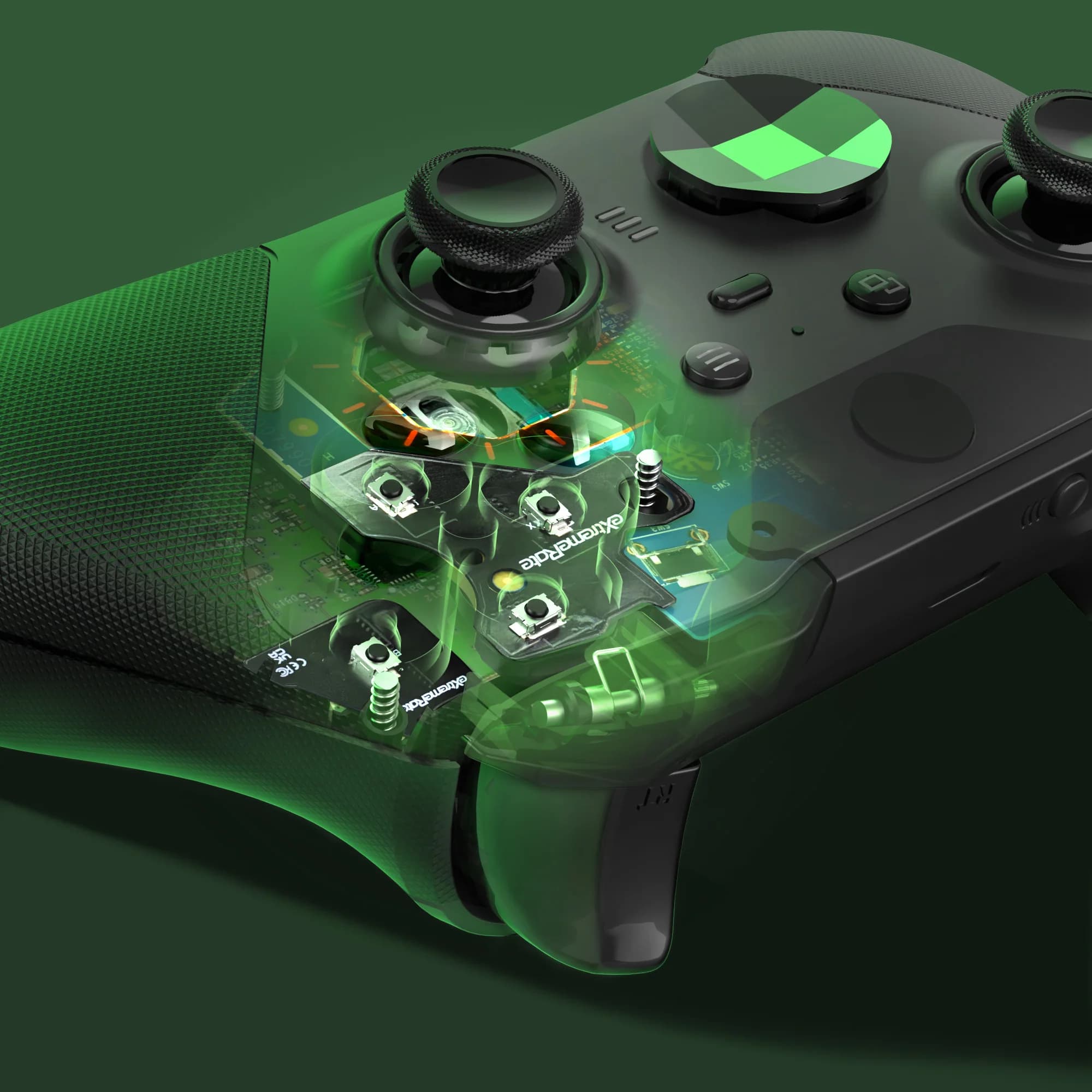 eXtremeRate ABXY Kit Clicky per Controller Core Xbox Elite Serie 2 (Modello 1797), Kit Mouse Clicky Kit Pulsanti Azione Clicky