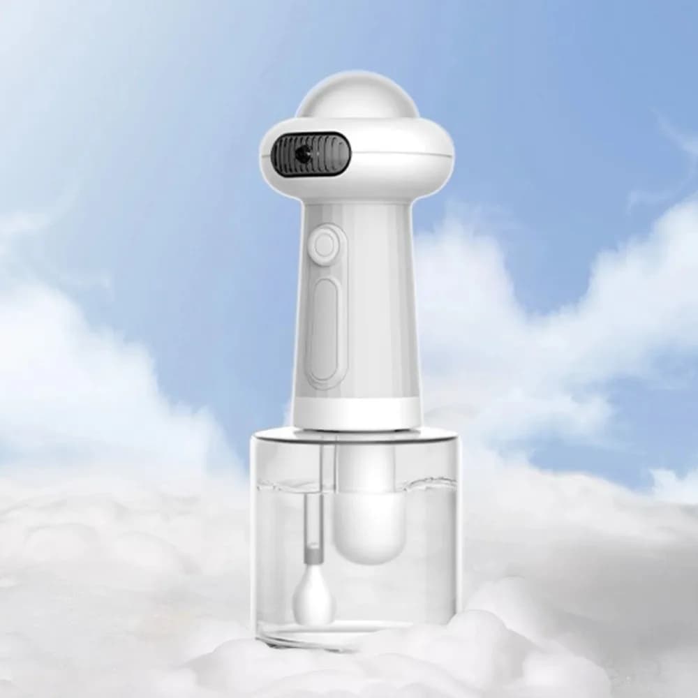 Macchina elettrica per il bagno degli animali domestici, facile da usare, dispenser di sapone per la pulizia dei cani, comodo spruzzatore automatico di schiuma senza fili.
