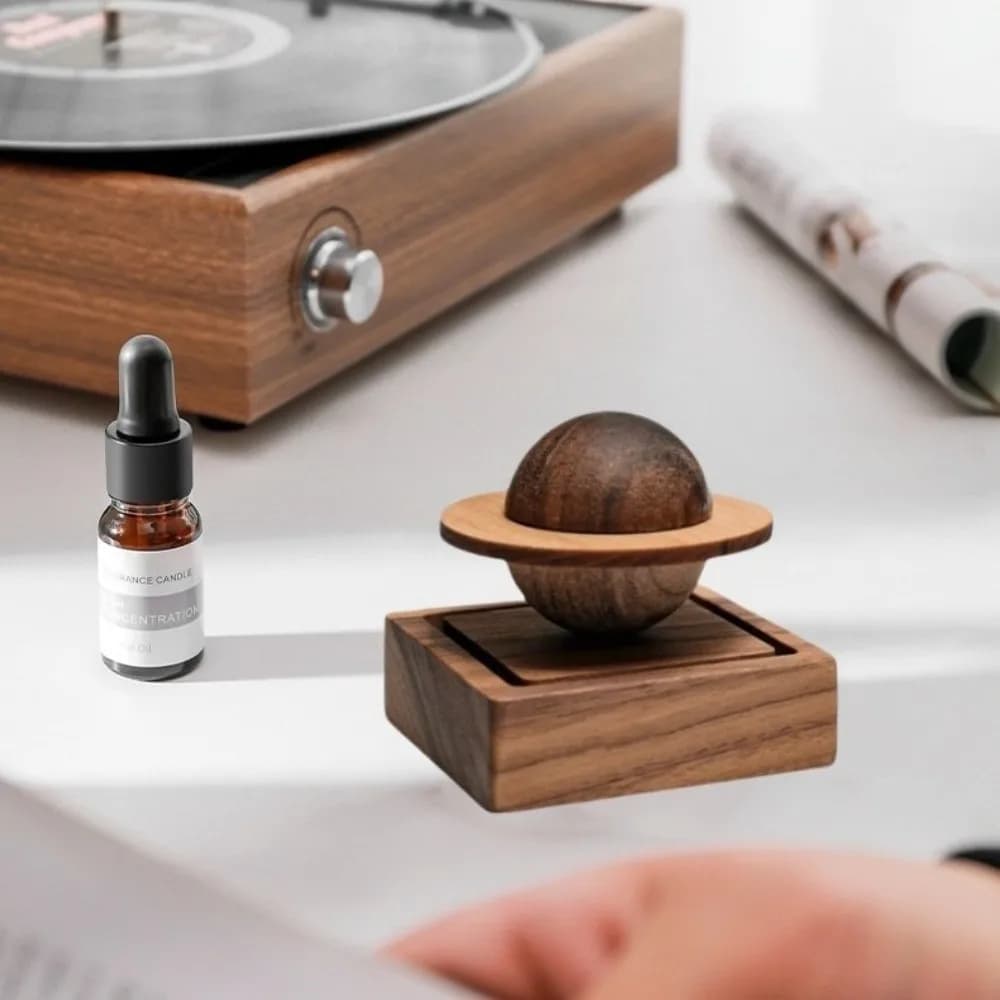 Diffusore di Profumo al Legno a Lunga Durata, Aria Fresca, a Forma di Giove, Decorazione per la Casa, Essenziale per Dormitori, Senza Olio Essenziale, Ornamenti per Auto