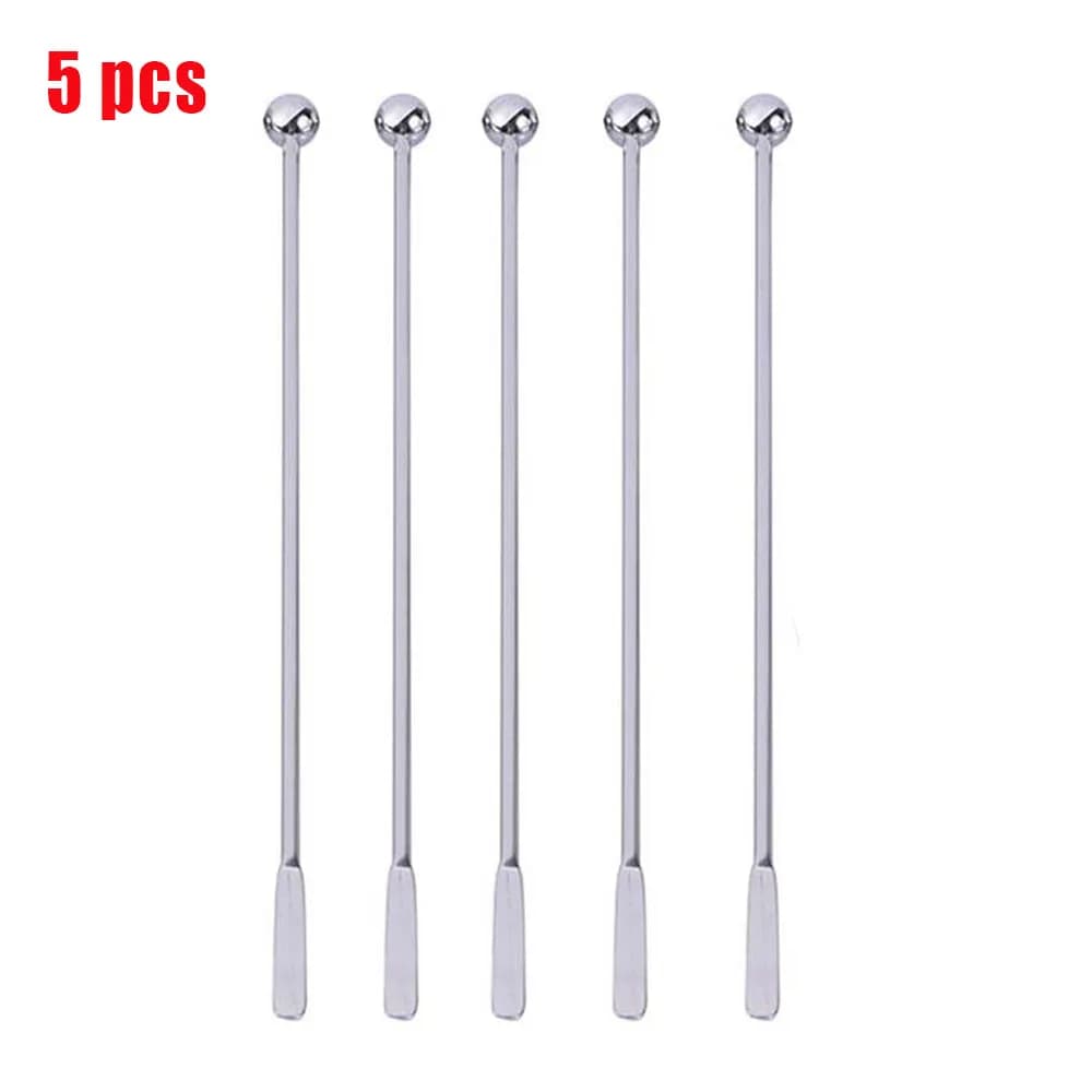 Miscelatore per utensili da bar in acciaio inossidabile da 19 cm per agitatori per bevande da bar per feste di nozze, agitatori per cocktail, bastoncini per miscelazione
