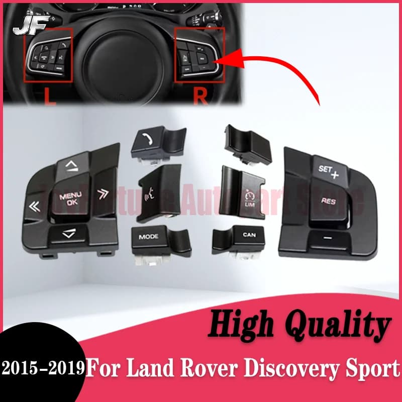 Multifunction Switch Cover for Land Rover Discovery Sport 2015-2019, Volume Control Button Cover