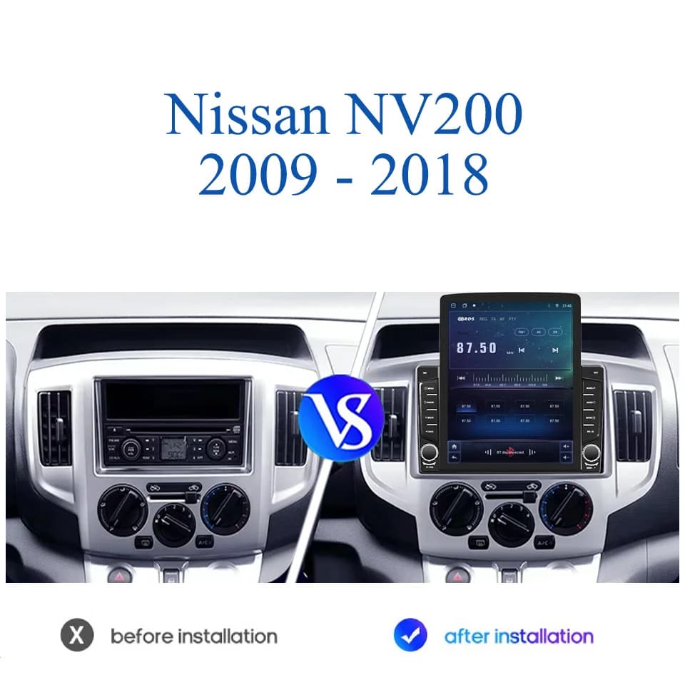 Android 14 8G 128GB Monitor di Navigazione GPS Per Auto Per Nissan NV200 2009 2010 2012 2014 2016 2018 Autoradio Stereo DVD unità principale RDS