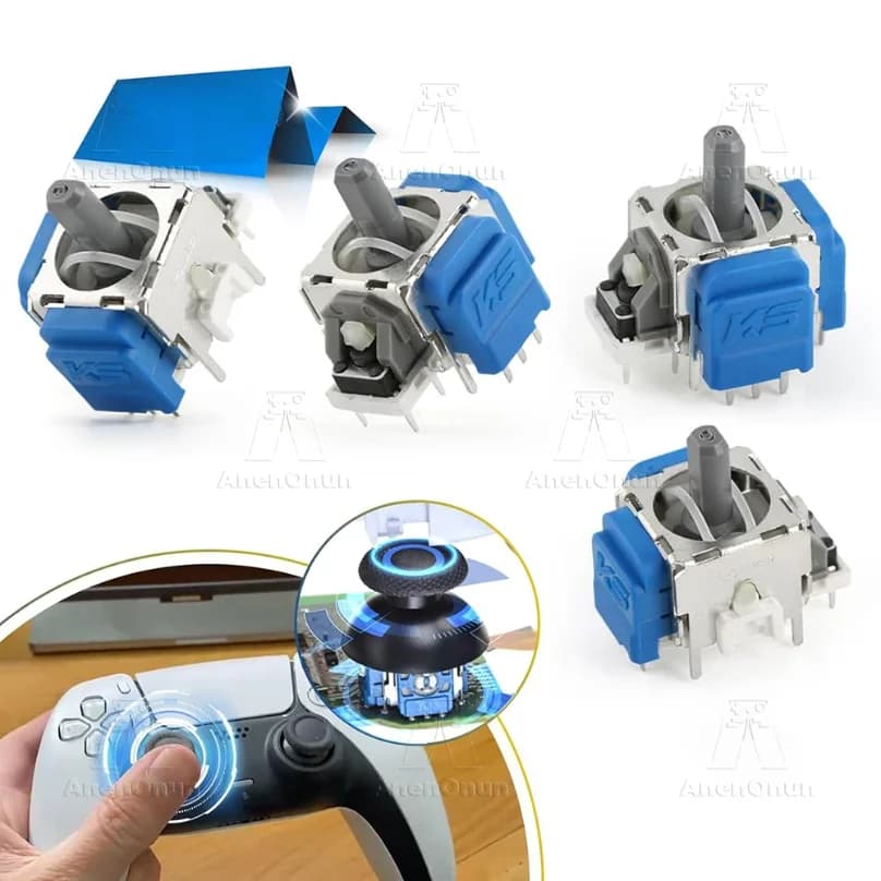 Joystick Elettromagnetico per Controller PS5, Kit di Sostituzione Senza Deriva, Sensore Analogico 3D per Gamepad