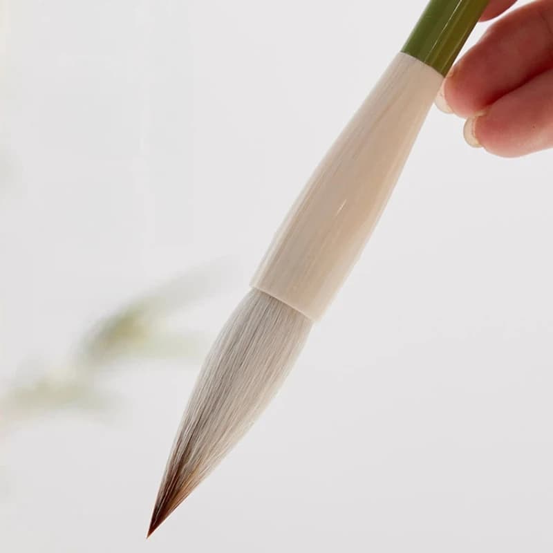 Professional Mixed Weasel Hair Calligraphy Brush Set Huzhou Style Large Medium Small Size for Regular Script Chinese Painting