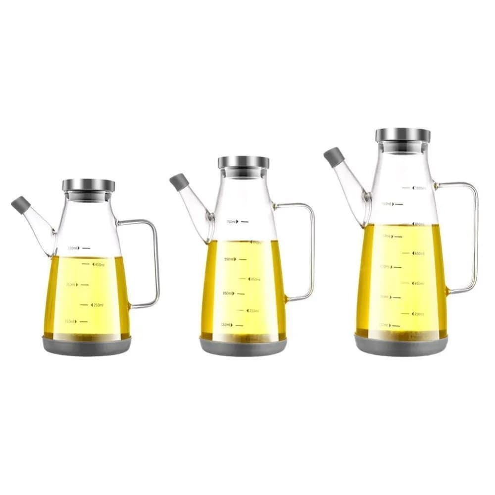 Food-grade Oil Dispenser Bottle Leak-Proof Large Capacity Oil Storage Container 600/800/1000ML Seasoning Bottle Kitchen Tools