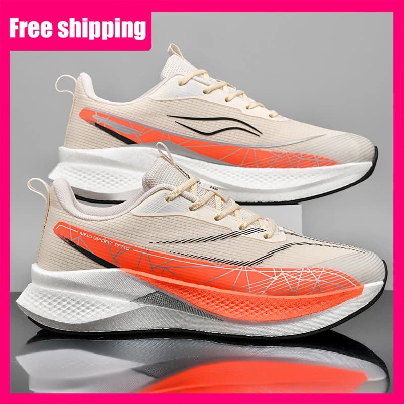 Scarpe Sportive Unisex con Suola Piatta, Ammortizzazione e Rimbalzo, Antiscivolo, Professionali per Corsa e Allenamento, Comode per Uso Quotidiano