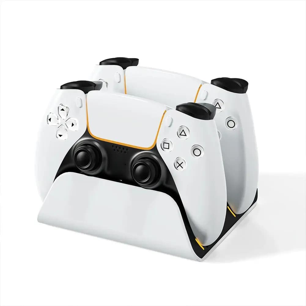 Per controller PS5 Gamepad wireless Dock di ricarica rapida Supporto per doppia stazione di ricarica per accessori PlayStation 5