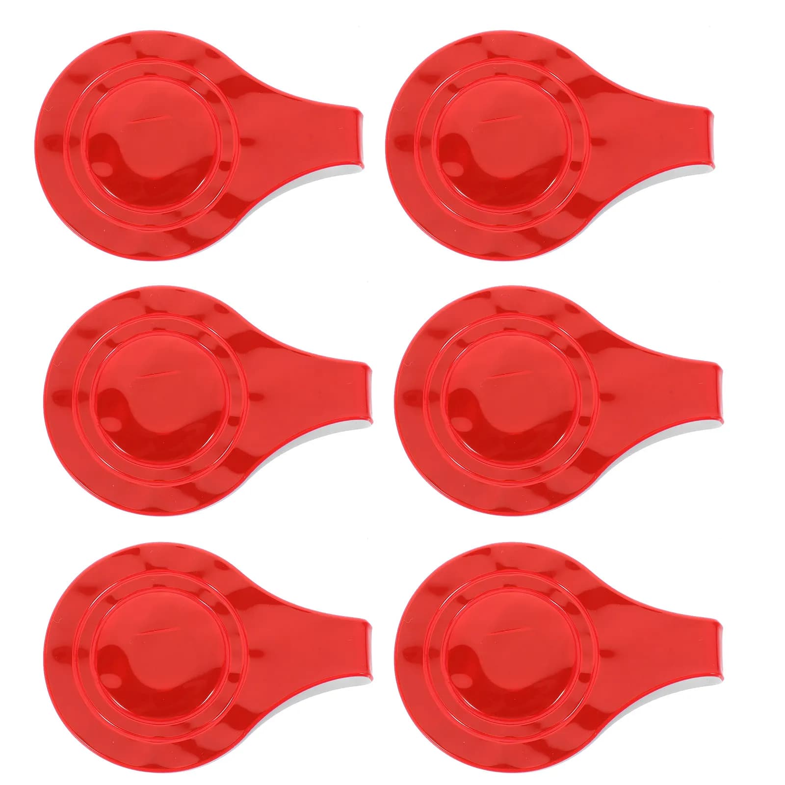 6 clip magnetiche riflettenti rosse, accessori di sicurezza per vestiti, pettorine per cani, zaini per bambini, luci per bici
