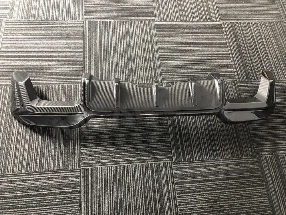 Dry Carbon Fiber Rear Bumper Diffuser Side Flaps Splitters For BMW X3M F97 2022+ FRP Trunk Lower Lip Splitter Cars Accessories