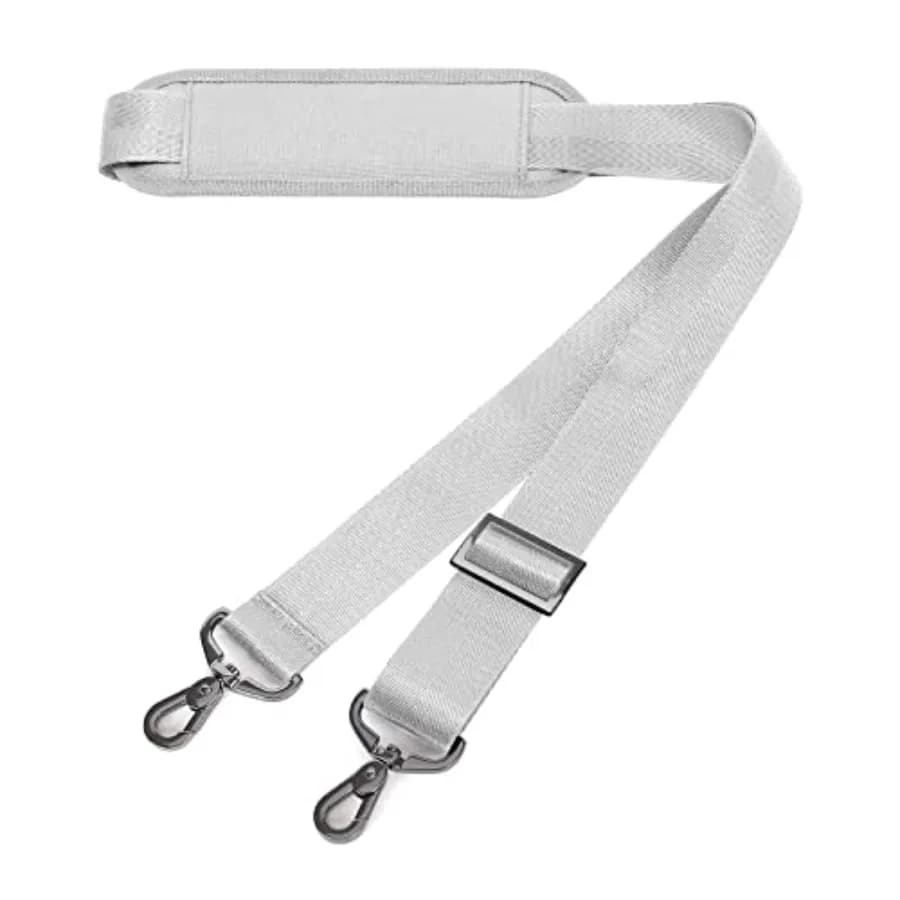 56 inch Shoulder Strap, Adjustable Thick Soft Universal Replacement Non-Slip Fit Padded with Metal Swivel Hooks for Laptop Shou