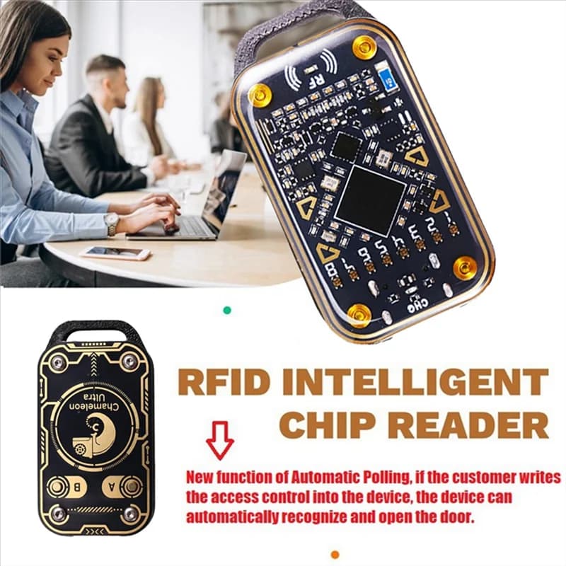 FORW-Chameleon Ultra RFID Lettore di chip intelligente Emulatore di smart card Duplicatore NFC + Scheda CUID/UID 125K 13.56Mhz ID IC Card Decodifica