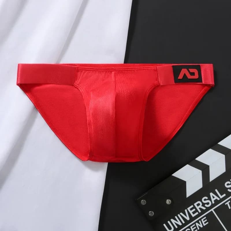 New men's triangular nylon milk silk underwear comfortable and cool fashionable men's underwear AD6-M257