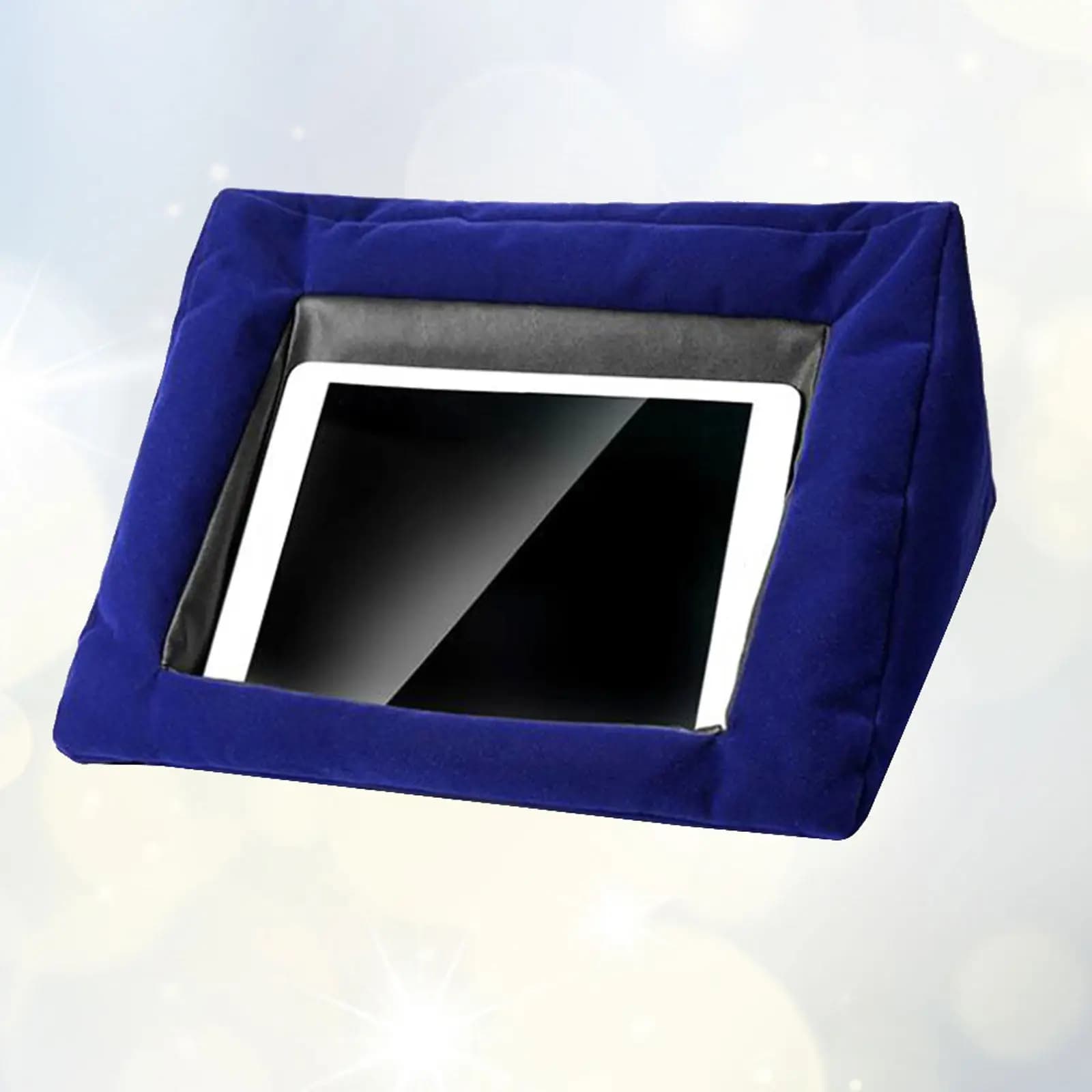 Tablet Pillow Stand Holder Adjustable Ergonomic Cushion for Kindle Phone Laptop Use on Couch Bed Floor Chair Table Grass