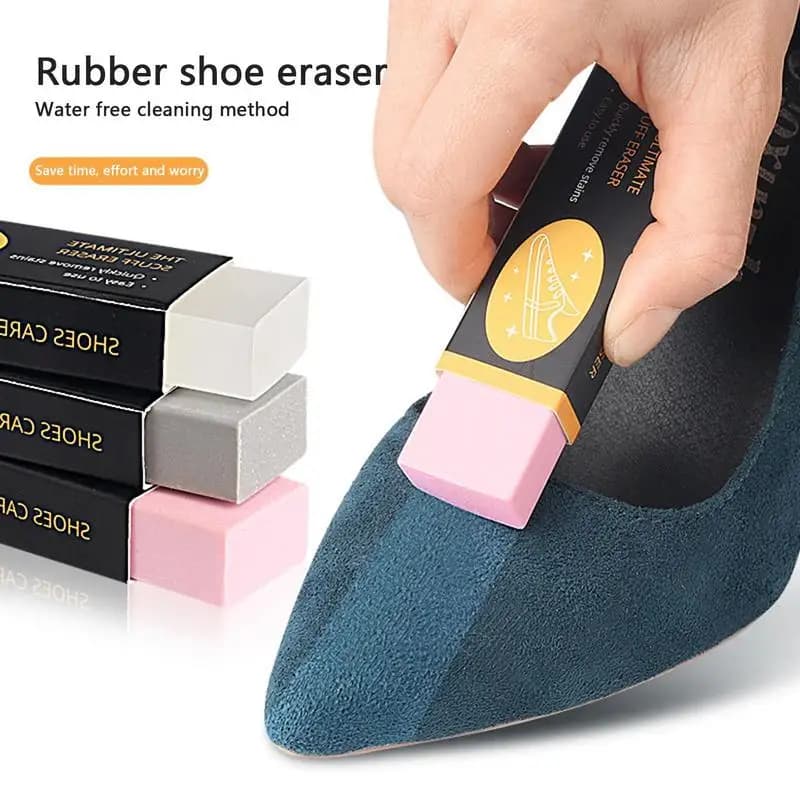 Gomma per pulizia per scarpe in pelle opaca nubuck scamosciata, stivali, cura pulita, spazzola per scarpe, detergente per macchie, decontaminazione, pulire gli strumenti per sfregamento
