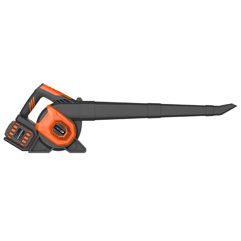 Soffiatore elettrico a batteria per foglie assiali da 20 V con batteria da 2,0 Ah e caricabatterie
