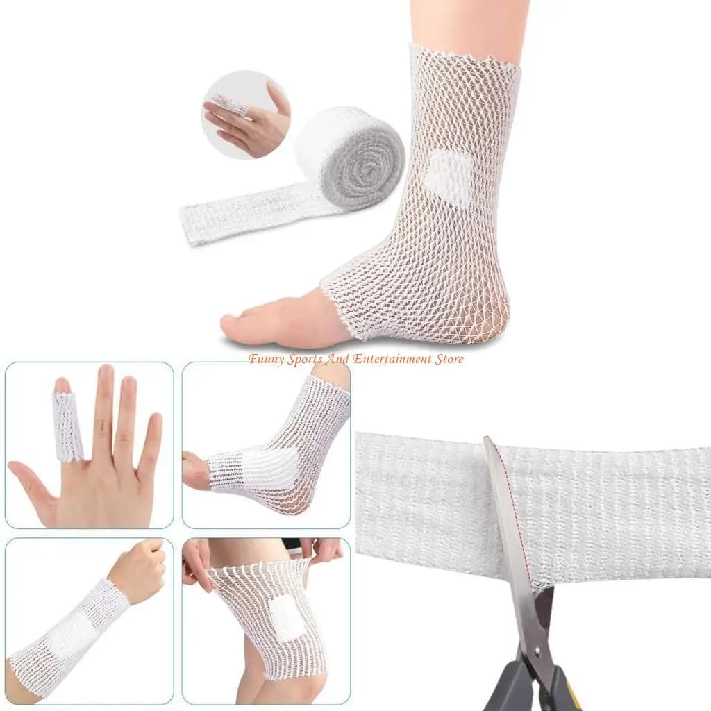 C4DE Bende per tubi a rete per medicazione della ferita Tubi per medicazione a rete elastica Bende per tubi elasticizzati in per