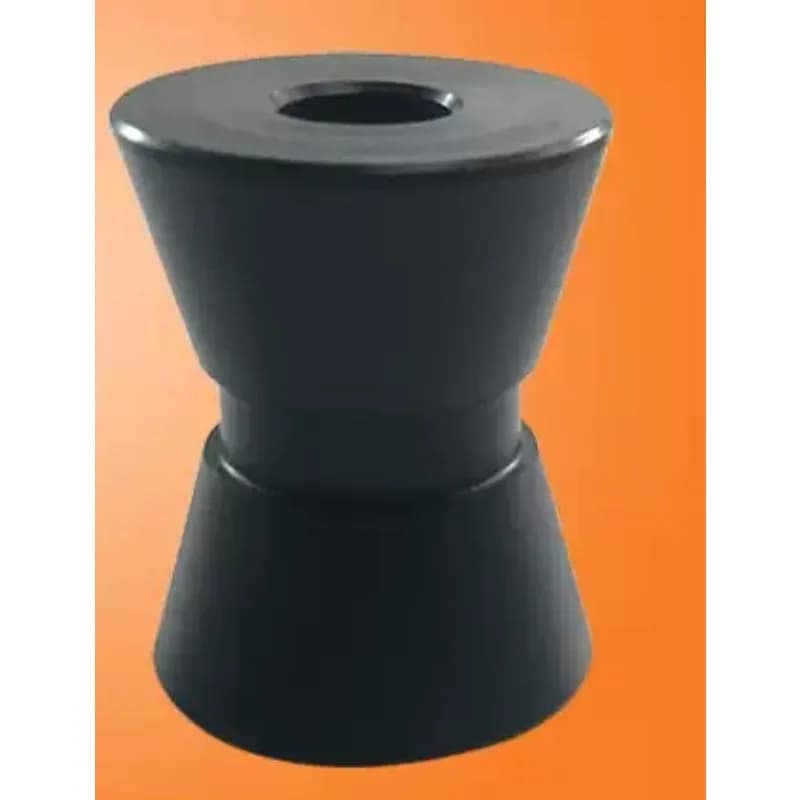 Nylon Black White Roller U-slot Pulley, Anchor Anchor Ship Accessories, Yacht Fishing Boat Speedboat 1pcs