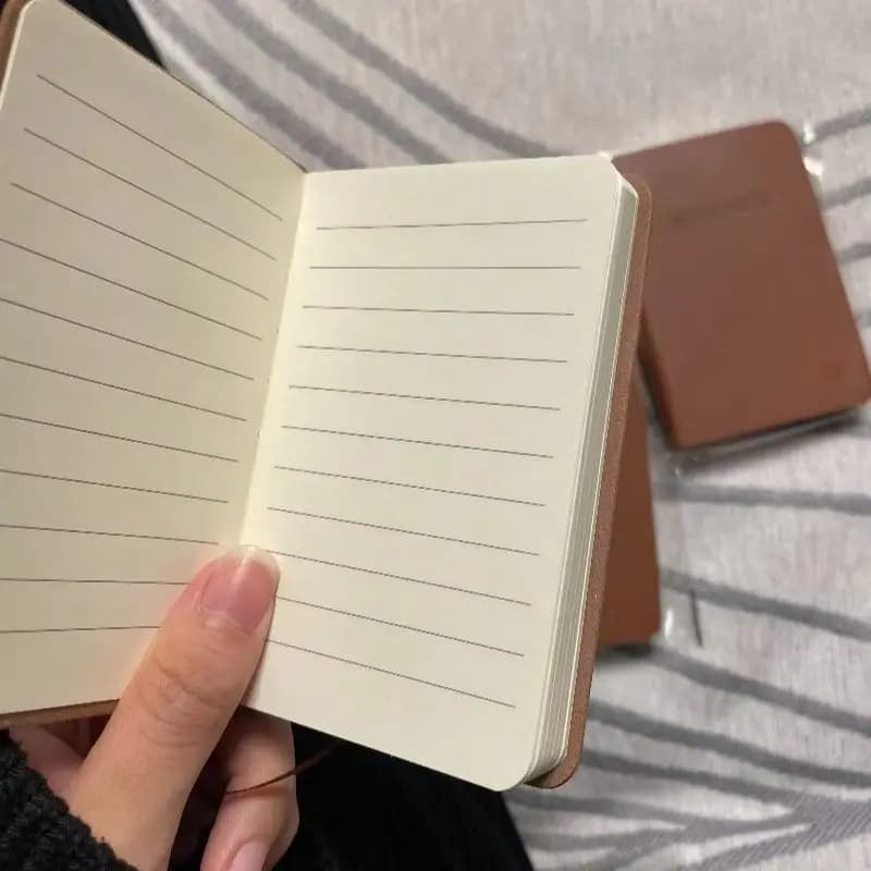 Mini taccuino tascabile A7, blocco note portatile, agenda, diario per ufficio, scuola, ritorno a scuola, cancelleria