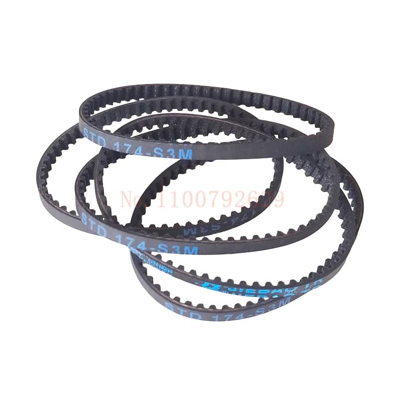 Lunghezza cinghia dentata S3M 414 417 420 423 426 429 432 435 438 441 444 447 450 453 -S3M 148 denti Puleggia ad anello chiuso in gomma