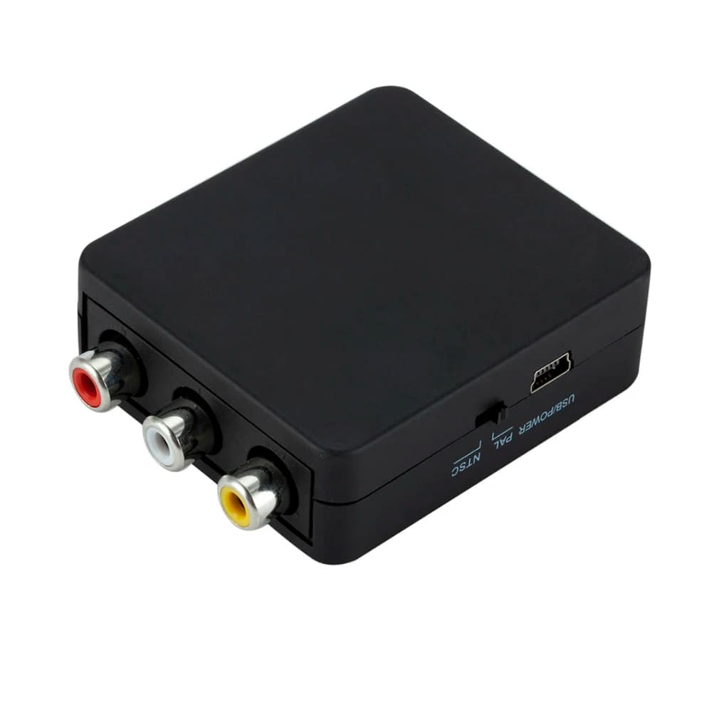 Convertitore HDMI-compatibile a RCA AV/CVSB L/R Video Box HD 1080P 1920*1080 60Hz, Supporto Uscita NTSC PAL