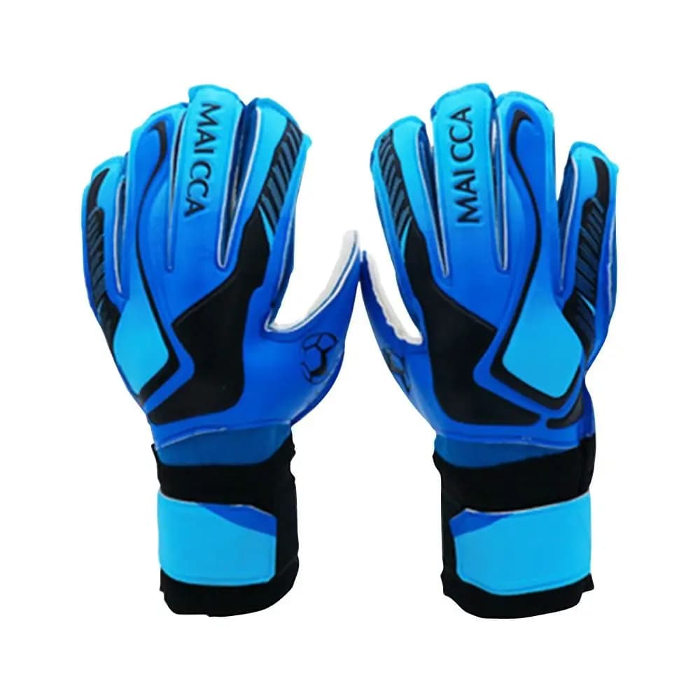1 paio di guanti da portiere da calcio antiscivolo Guanti da portiere da gioco in lattice resistenti all'usura Guanti da portiere da calcio professionali ispessiti