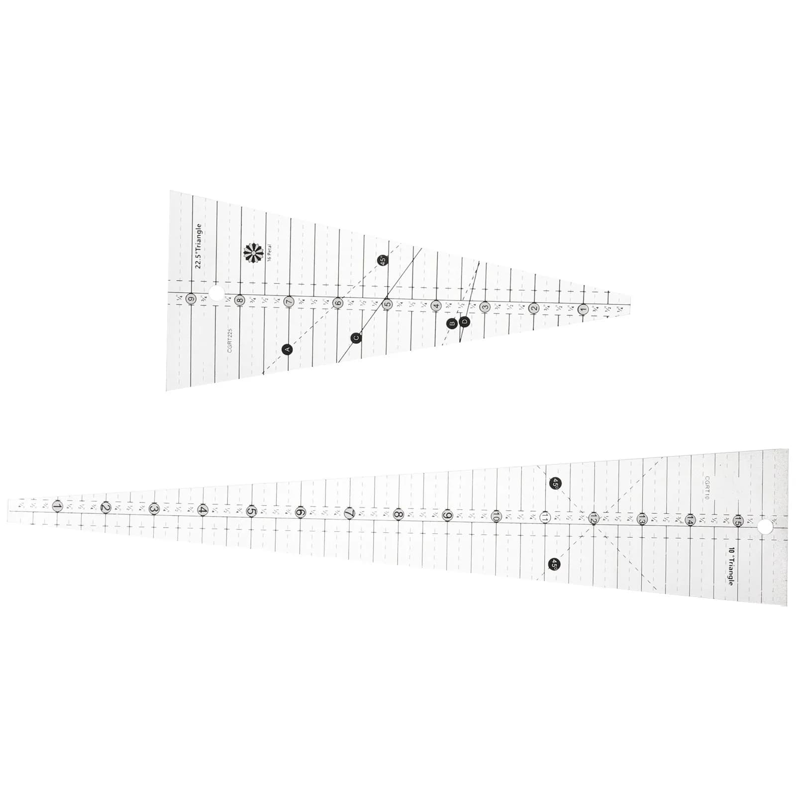Patchwork Model Set, Multiform Stencil Kit for Cutting Fabrics, Sewing, Craftsmanship, Design Quilt, Measurement Tool