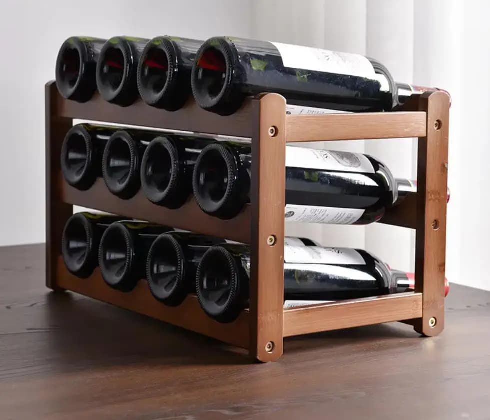 6/8/9/12 Bottles Wooden Wine Holders/Creative Grid Wine Simple Wine Cabinet Assemble Storage Rack Bar Tools /wine Rack