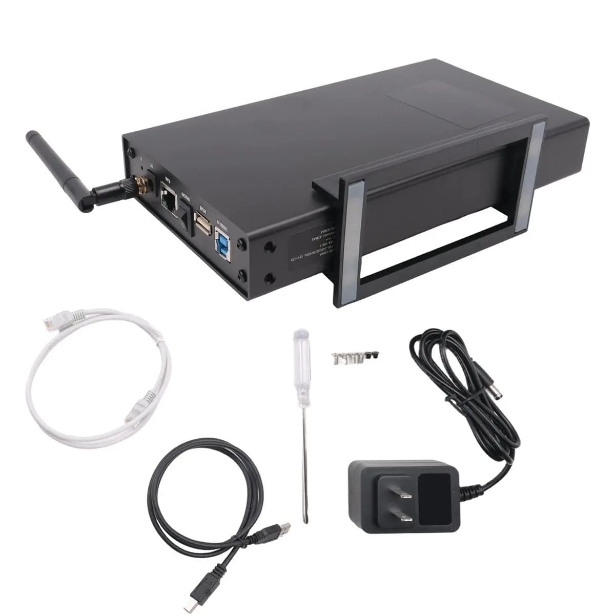 AT42 BS-U35WF 300Mbps USB 3.0 Wi-Fi Streaming Server 3.5" External Hard Drive HDD Enclosure &File Server &AP & USB WiFi Storage