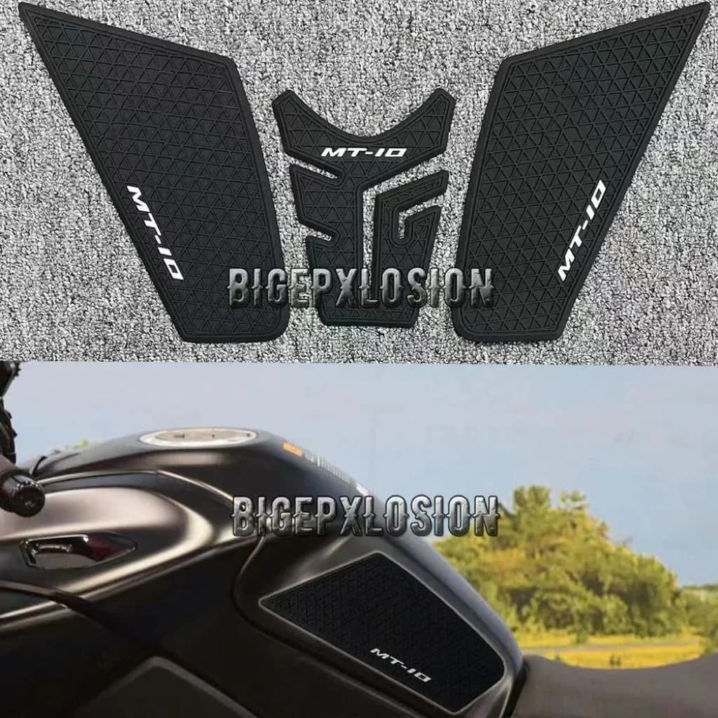 For Yamaha MT-10 MT10 MT 10 2018-2023-Pad fuel tank side bearings protection stickers decal Gas Knee Grip Pad traction Tankpad