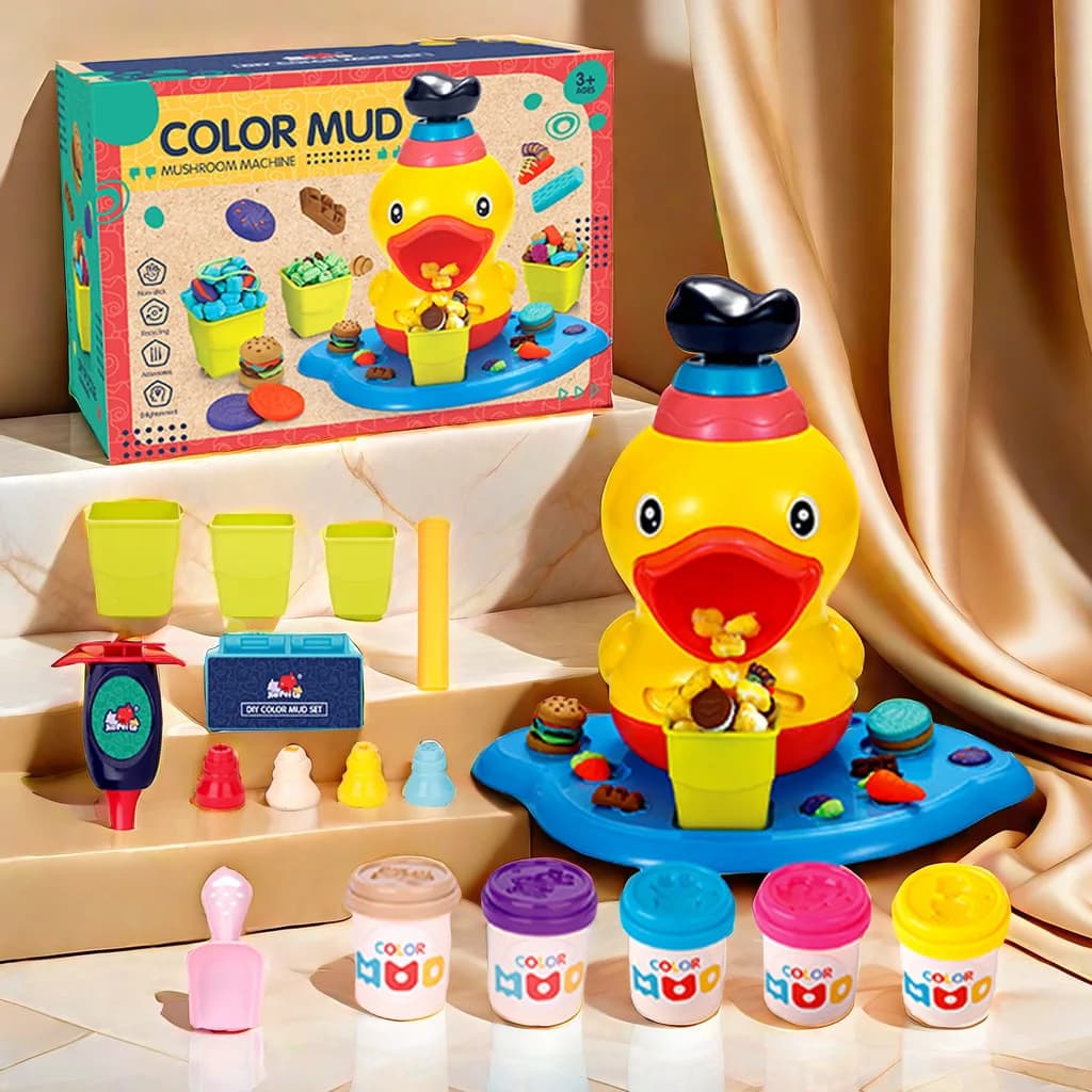 Play Dough Noodle Machine Set DIY Clay Molds Kit Simulation Kitchen Creative Modeling Clay Kits Parent-child Interactive Gift