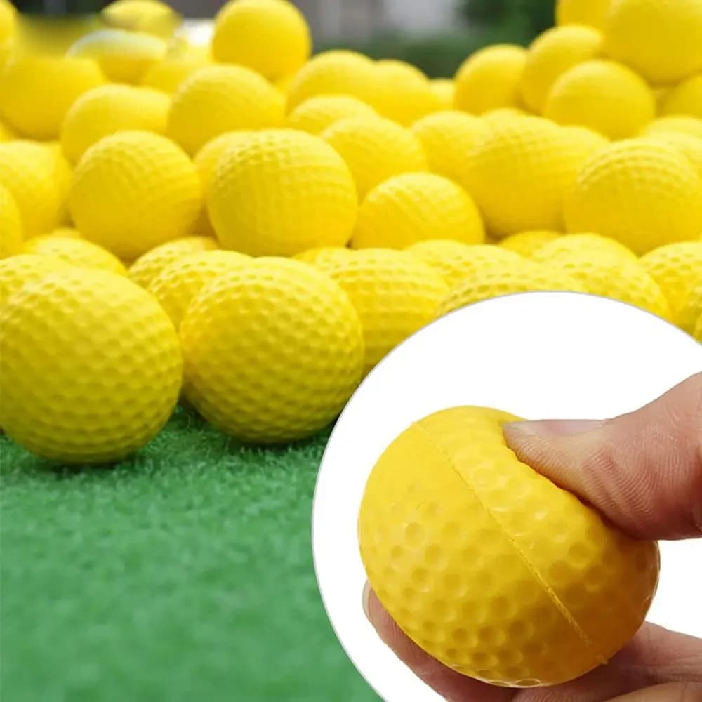10 palline da golf in schiuma, palline morbide per allenamento indoor o outdoor, ideali per migliorare le abilità di golf, durevoli, accessori