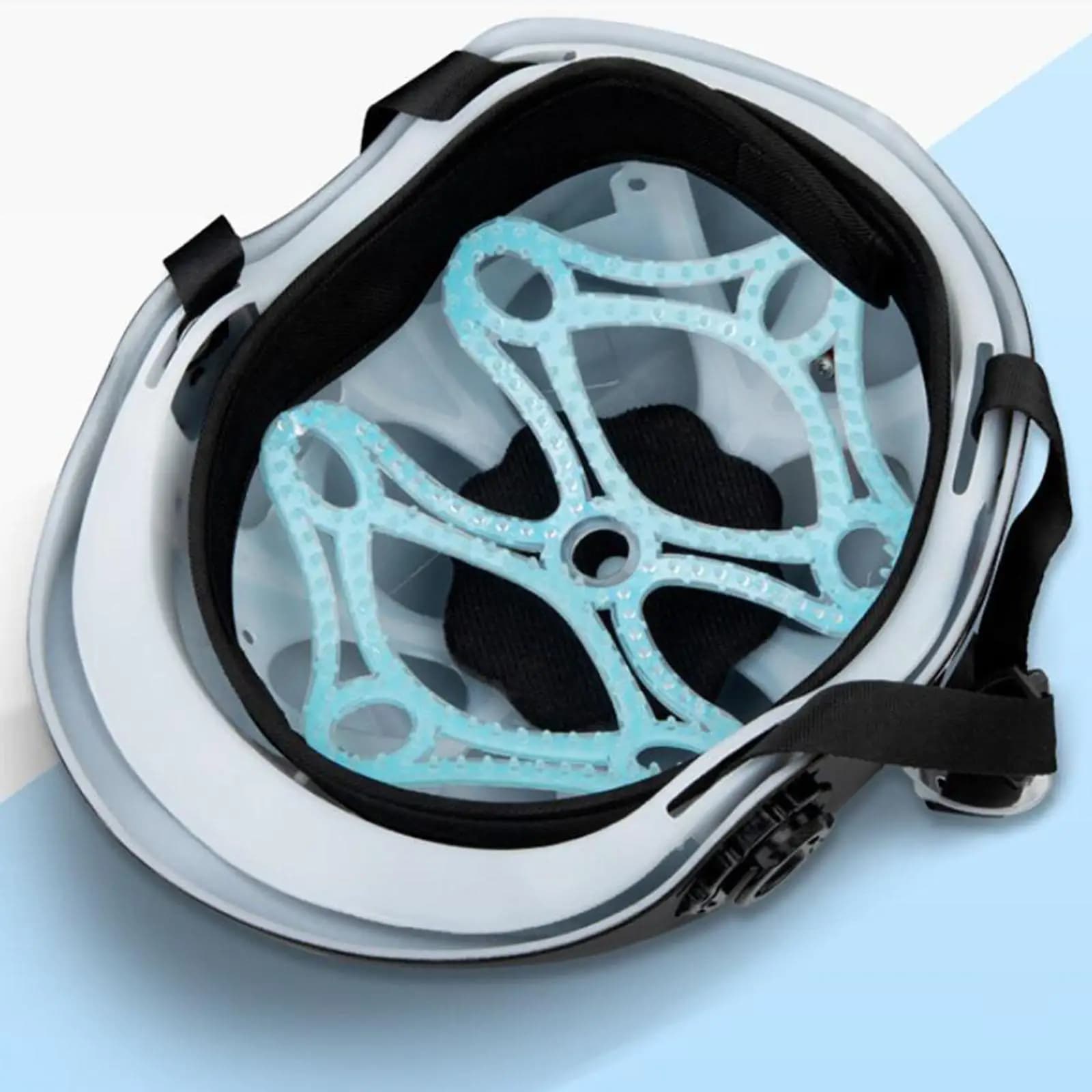 Fodera per casco in morbido silicone, leggera, ventilata, con inserto antisudore, riutilizzabile per moto, bici da strada, estate