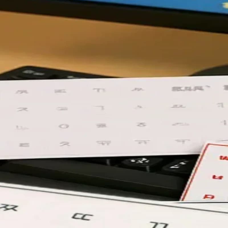 [Korean Language] Tear-Off Film Keyboard Sticker Desktop Laptop Key Sticker Single Film Universal Transparent Engraving Sticker
