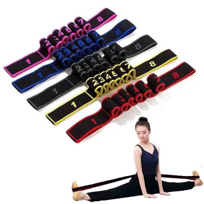 Elastic Strap for Yoga, Latin Dance, Stretching, Pilates, Fitness, Resistance Exercises with Numbers
