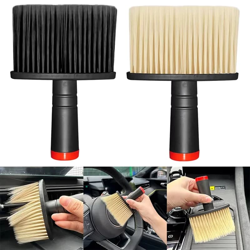 Brush car air conditioner socket dust removal brush for dust removal brushes with soft bristles for car cleaning tools