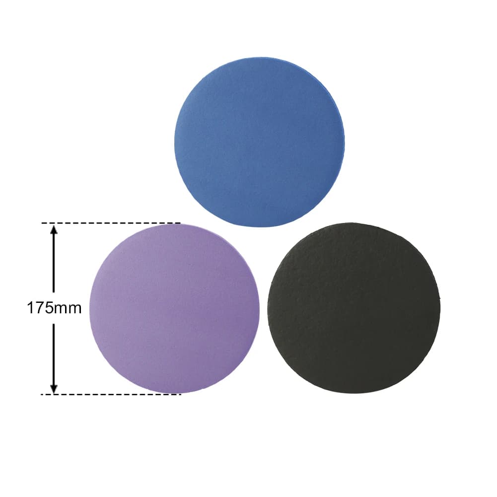 1 Paio di Tappetini Rotondi Portatili per Yoga, Tappetini Antiscivolo per Fitness, Support for elbows and hands, Protective cushion for knees